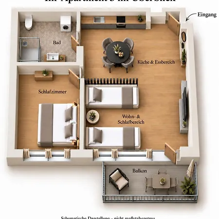 Appartement Schwanstein Zentrum *