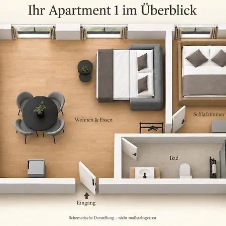 Appartement Schwanstein Zentrum